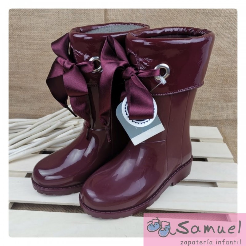 Bota Agua Charol lazo10114-003