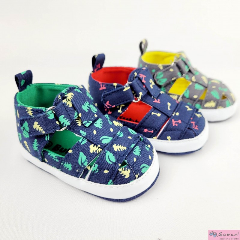 Sandalia Bebe velcro Jungla C233
