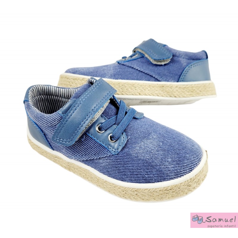 Náutico Velcro suela Esparto C109