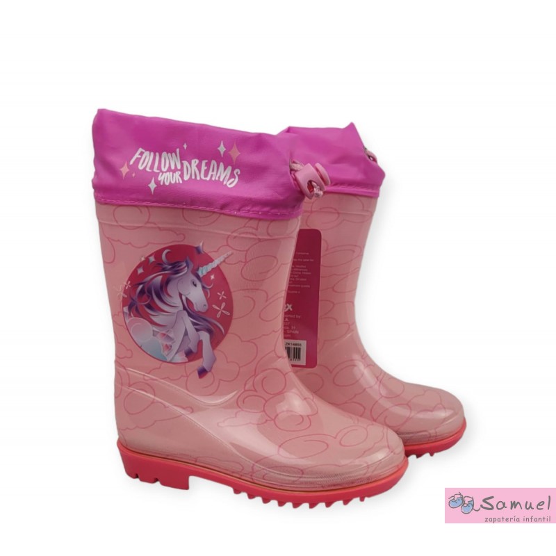 Bota agua Unicornio Mod 14855