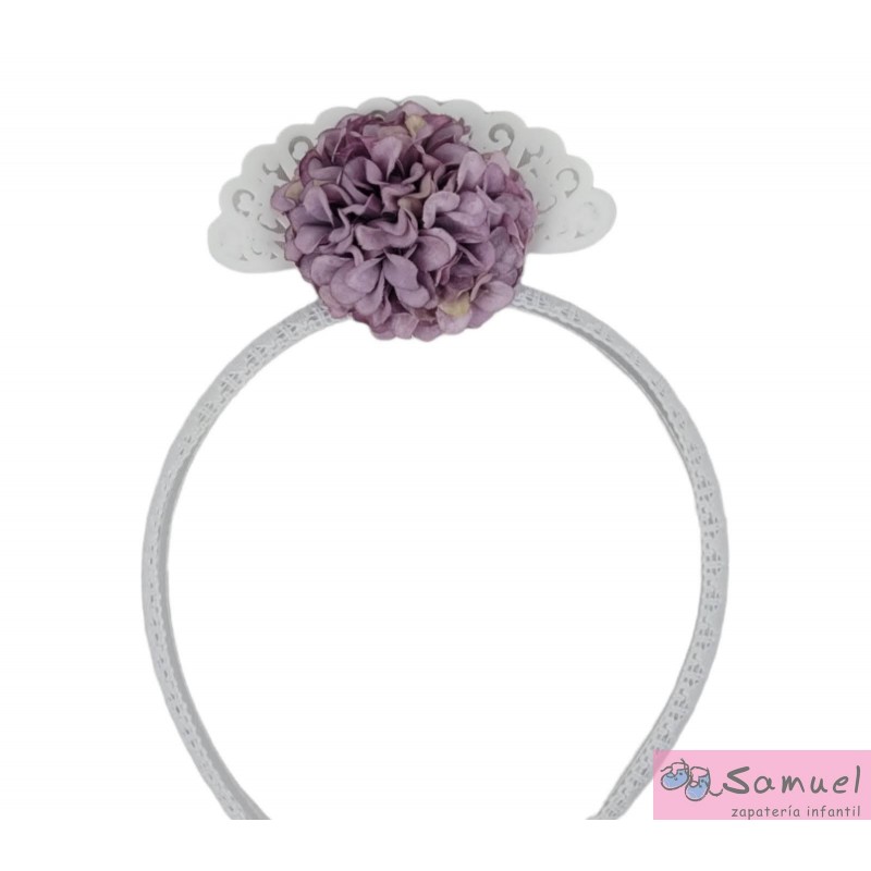Diadema Flor con Peineta Mod 1293F