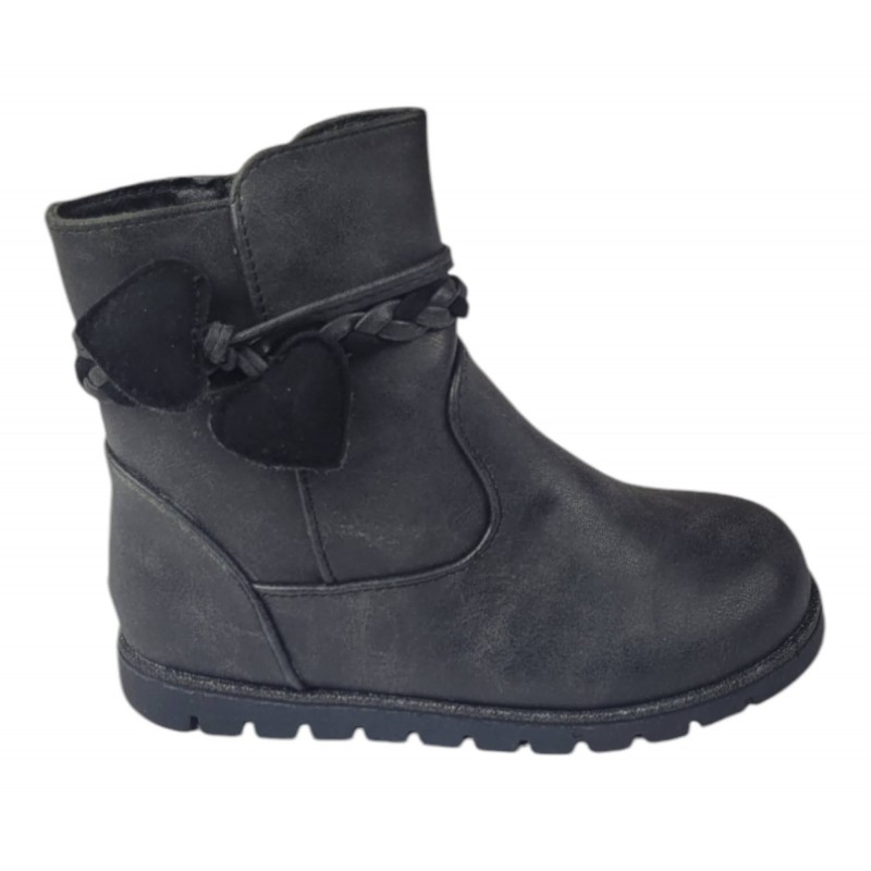 Botas Niña Trenza y corazones C1187