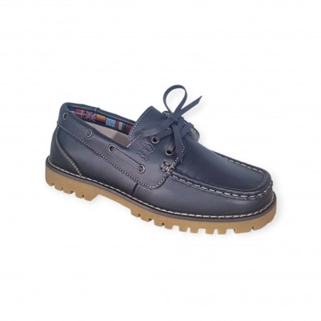 Nautico Piel Cordones A767