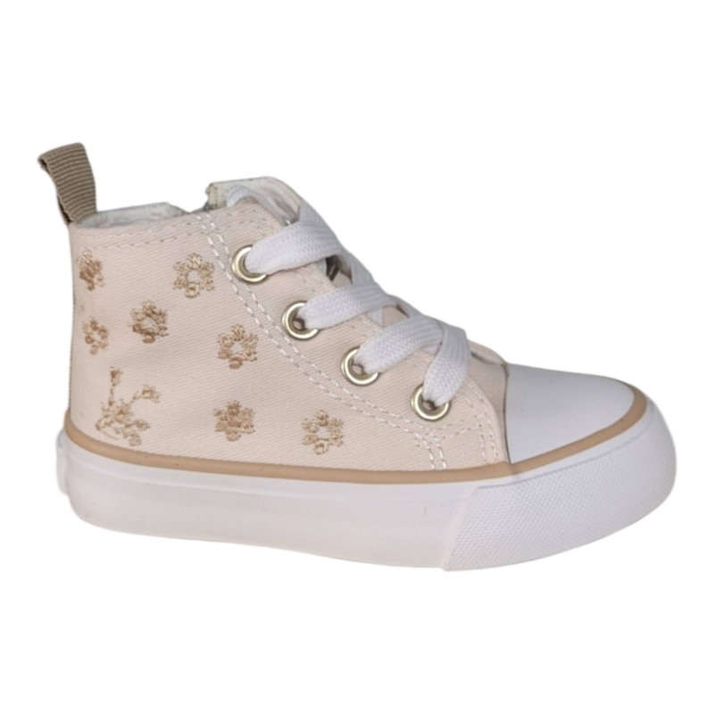 Botin Lona Flores Mod C1313
