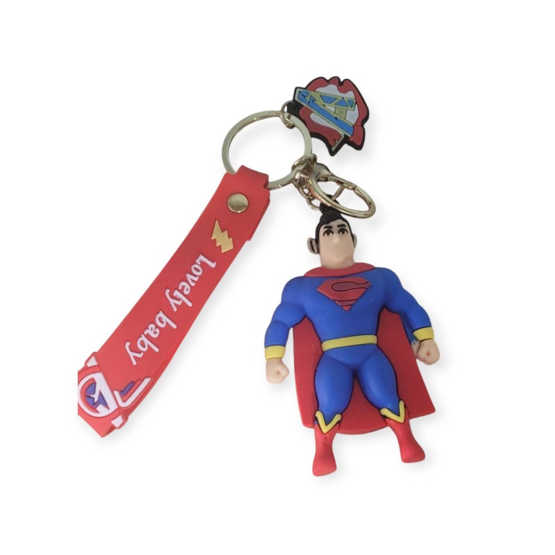 Llavero Silicona Superman