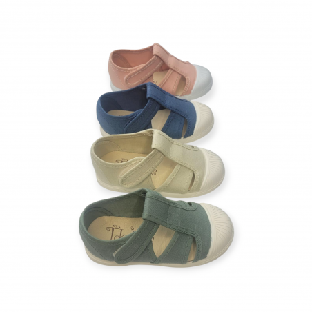 Sandalia Puntera Velcro Mod 4023-01
