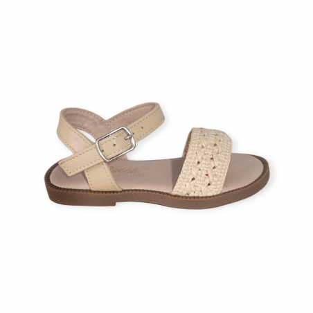 Sandalia Rafia Niña Mod C1353