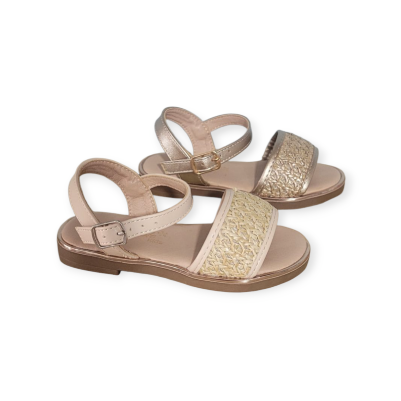 Sandalia Niña Clásica Rafia Mod C1293