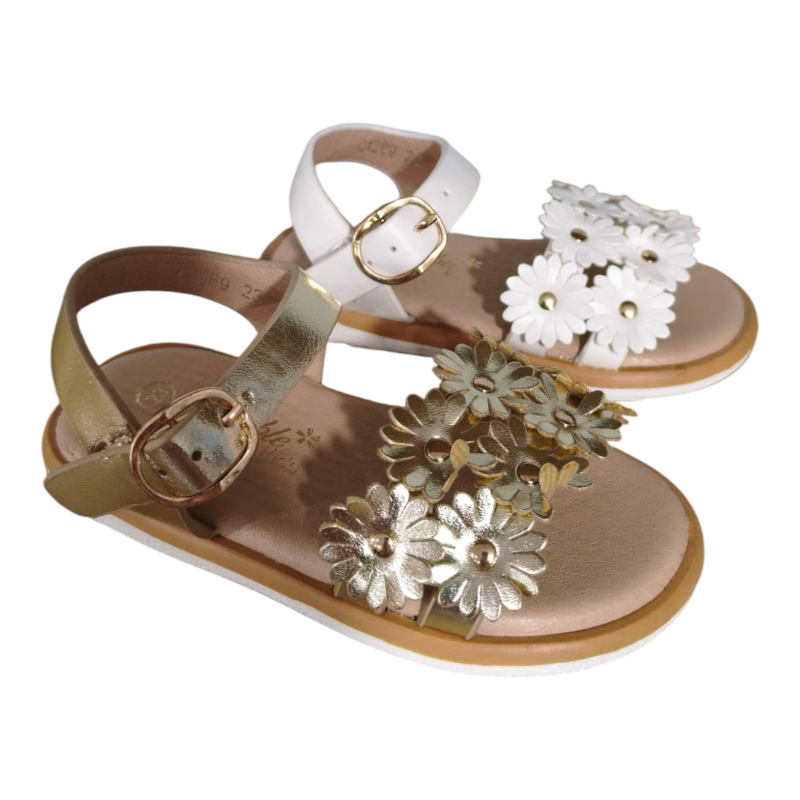 Sandalia Florecitas Mod C1289