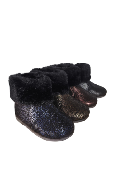 Botín Leopardo Cuello Pelo Mod 1190
