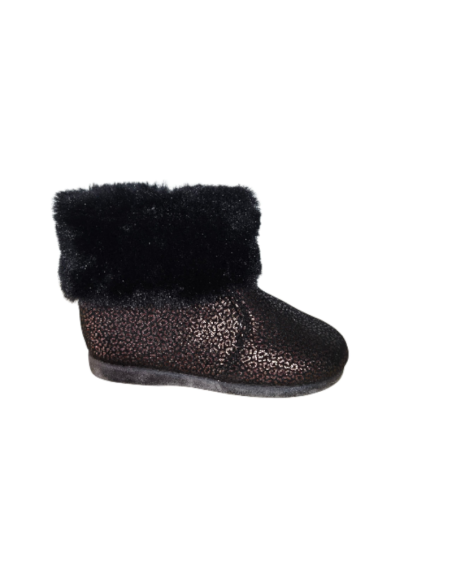Botín Leopardo Cuello Pelo Mod 1190