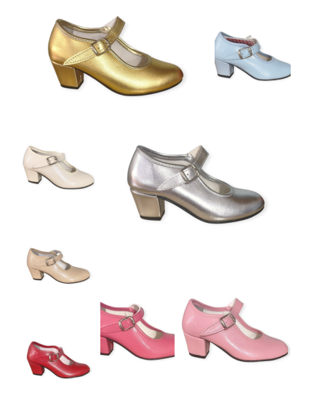 Zapato Flamenca Mod 15 Colores