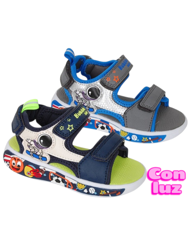 Sandalia luz patinete C1628