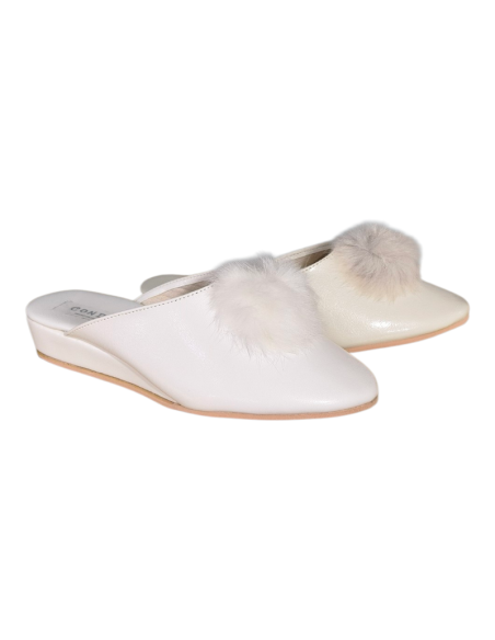 Zapatillas  Comunión Pompón