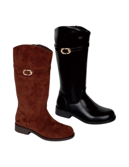 Bota alta Hebilla clasica C1897
