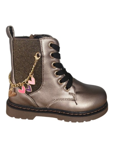 Bota pulsera corazones C1894